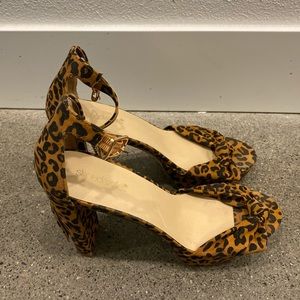 Just Fab leopard heels